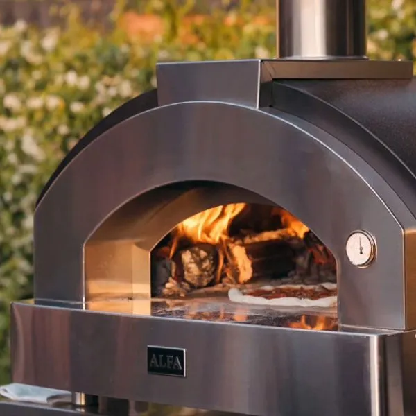Pizza cooking in Napoli oven