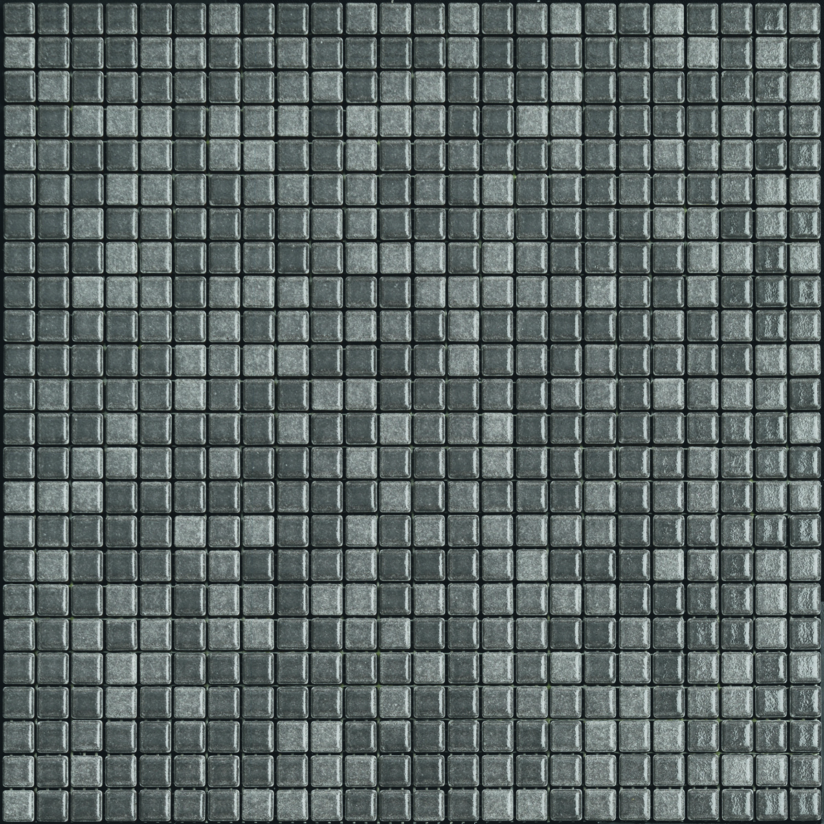 Grey mosaic finish